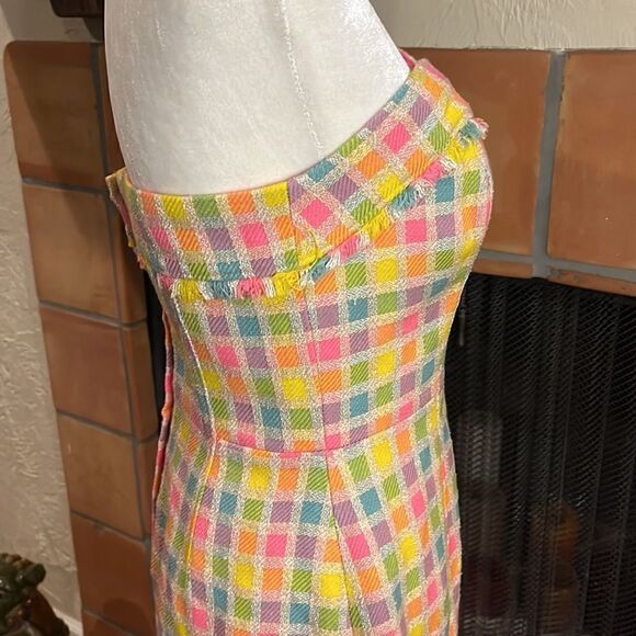 Lilly Pulitzer Bibi multicolored boule strapless dress, size 2! - Picture 5 of 12